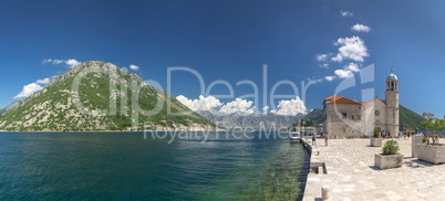 Our Lady of the Rocks church in Montenegro