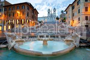 Spanish Steps and Fontan