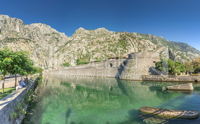 Bastion Riva in Kotor Old Town, Montenegro