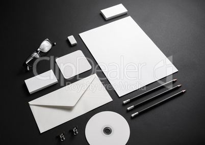 Blank corporate stationery