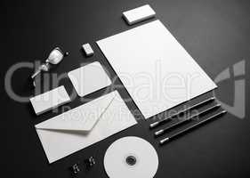 Blank corporate stationery