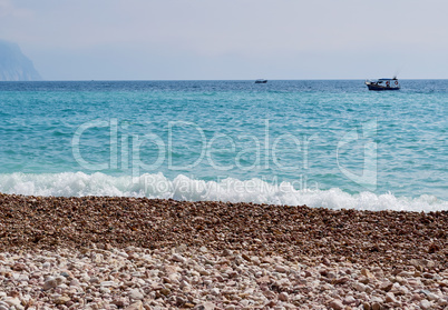 sea view from the beach, Crimea