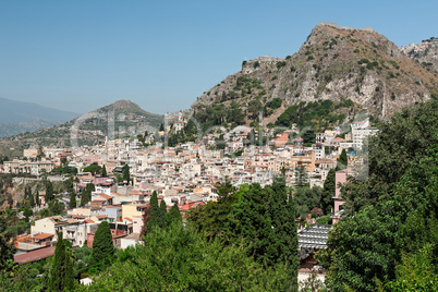 View of Taormina city, Sicily, Italy