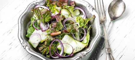 Spring vegetable salad