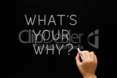 What Is Your Why Handwritten Question