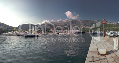 Dukley Marina in Budva, Montenegro