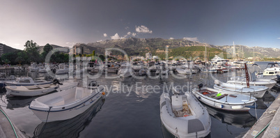 Dukley Marina in Budva, Montenegro