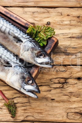 Smoked fish with herb
