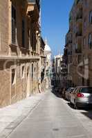 Valletta - schmale Gasse