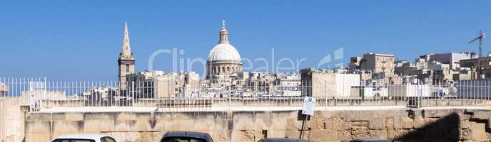 Skyline of Valletta