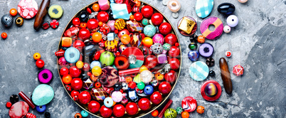 Beads or colorful beads