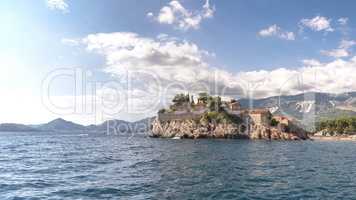 Sveti Stefan island in Montenegro