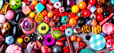 Beads or colorful beads