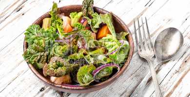 Spring vegetable salad