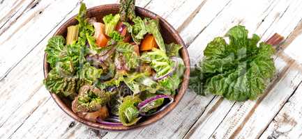 Spring vegetable salad