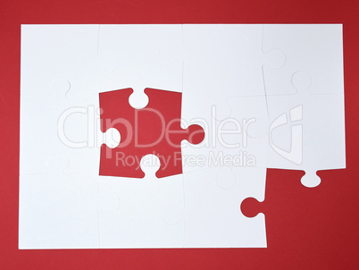white large blank puzzles