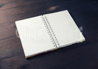 Blank notebook template