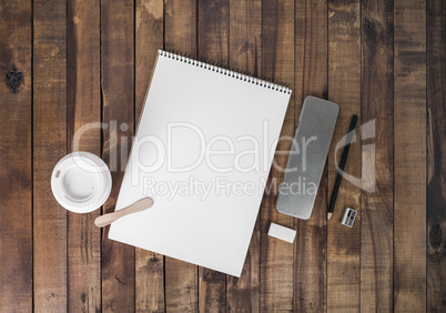 Blank stationery set