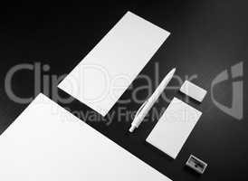 Blank corporate stationery