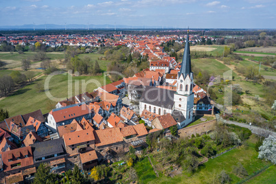 village Jockgrim in Germany