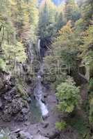 Wasserfall in der Rappenlochschlucht