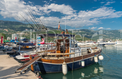 Boats and Yachts in Budva, Montenegro