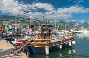 Boats and Yachts in Budva, Montenegro