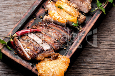 Fresh grilled meat