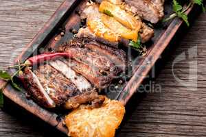 Fresh grilled meat