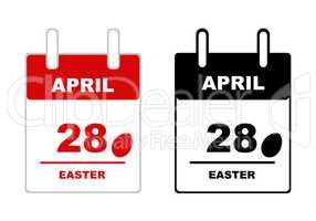 2019 Easter calendar