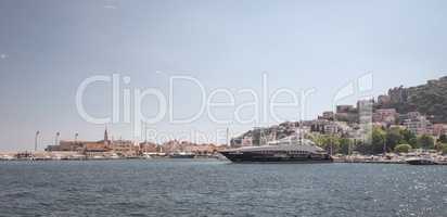 Boat trip along the coast of Budva in Montenegro