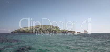 Boat trip along the coast of Budva in Montenegro