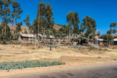 a little village in the Simien Mountains in Northern Ethiopia