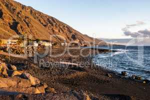 El Remo beim Sonnenuntergang, El Remo at sunset, La Palma, Canary Islands, Spain