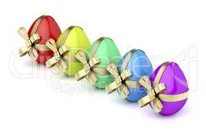 Colorful Easter eggs