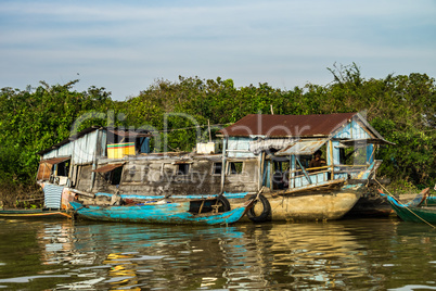 Floating village, Cambodia, Tonle Sap, Koh Rong island.