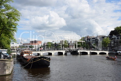 Klappbrücke in Amsterdam