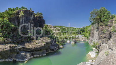 Venetikos river in Greece