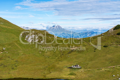 Dolomites Mountains, Passo Valparola, Cortina d'Ampezzo, Italy