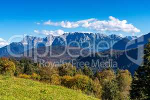 landscape near Garmisch Partenkirchen in Bavaria, Germany