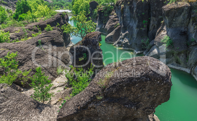 Cliffs of the Venetikos River, Greece