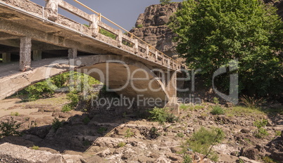 Bridge over Veneticos river  in Greece