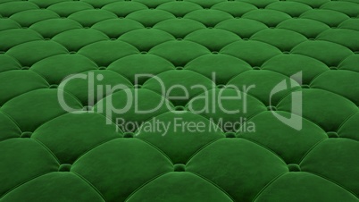 Quilted fabric surface. Festive green corduroy. Option 1