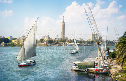 Sailboats in Cairo