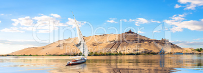 Sailboats in Aswan