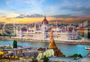 Landmarks in Budapest