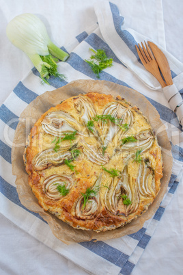 Fenchel Quiche