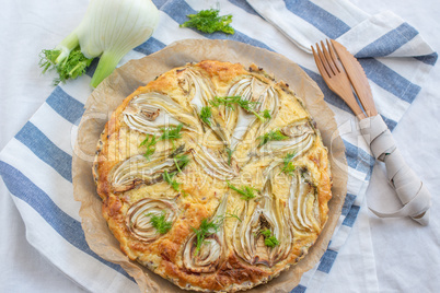 Fenchel Quiche