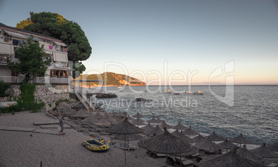 Summer evening in Dhermi, Albania