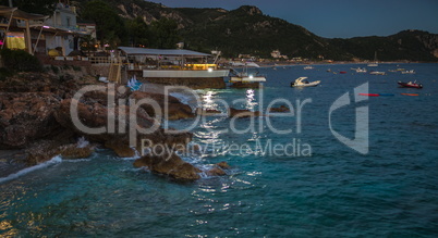 Summer evening in Dhermi, Albania